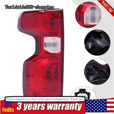 Driver Side Rear Lamp Tail Light Incandescent For 2019-21 Chevy Silverado 1500