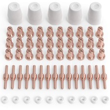 YESWELDER 60 Pcs Plasma Cutting Consumables Fit Cut40 50 with 60PCS