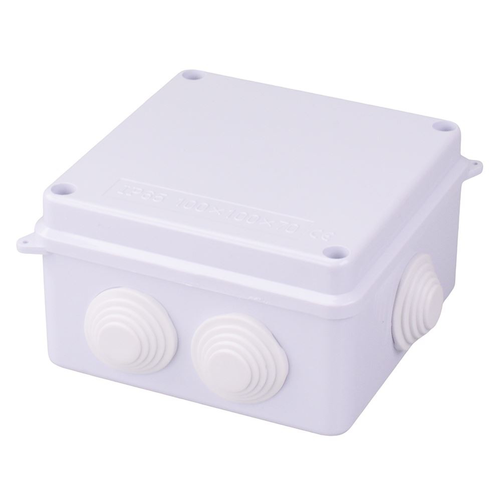 100 x 100 x 70mm Grey Junction Box Enclosure IP65 Waterproof