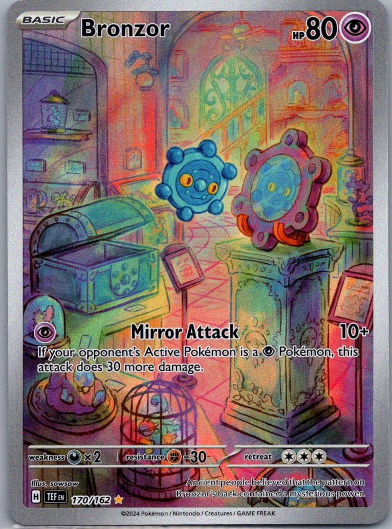 Bronzor Illustration Rare SV05: Temporal Forces 170/162 NM