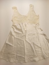 VTG Victoria's Secret Slip Dress Chemise NIghtgown Medium Satin Lace BodiceY2K