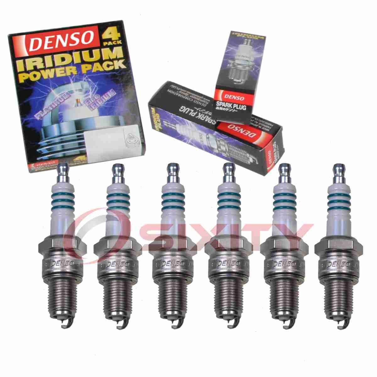 6 pc Denso Iridium Power Spark Plugs for 1970-1973 Nissan 240Z 2.4L L6 hm