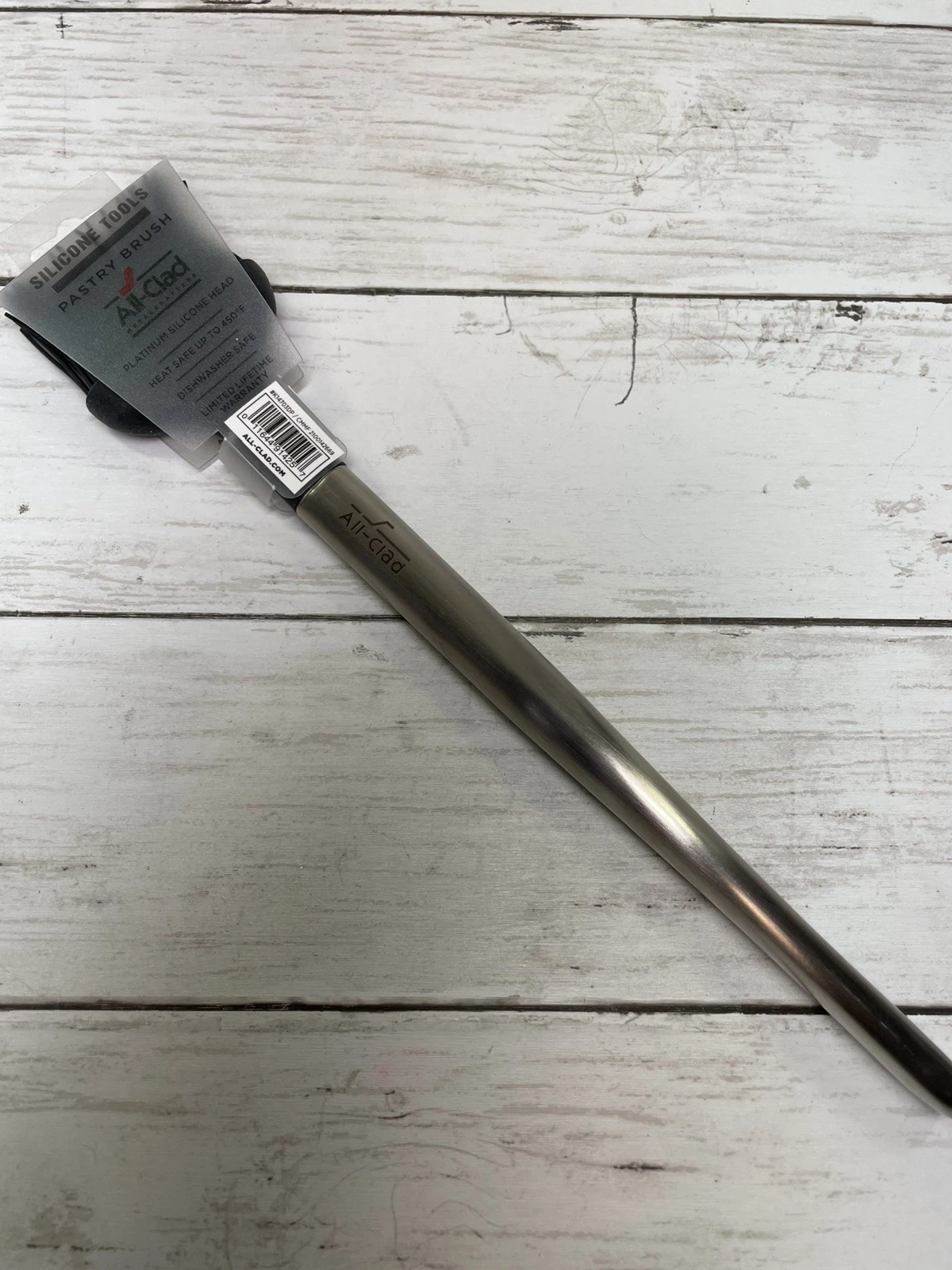 All-Clad Stainless Steel 11" Pastry Brush w/Silicone Head, Utensil , Silver, NEW
Opens in a new wind