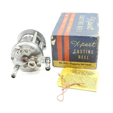 Vintage X-Pert Casting Reel. W/ Box.