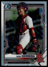 2021 Bowman Draft #BDC-94 Ivan Herrera Chrome Refractor
