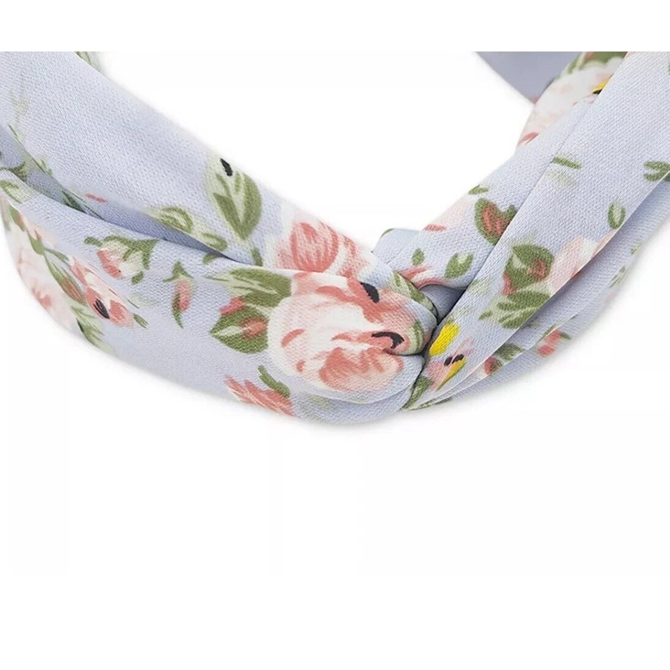Diadema Floral Torcida Para Mujer Banda para el Cabello Moda Flor Elegante Estilo NUEVO Foto 2 de 4