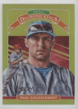 2020 Donruss Optic Diamond Kings Retail Lime Green Prizm Paul Goldschmidt 0t52