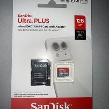 BRAND NEW SanDisk Ultra PLUS 128GB microSDXC Card Adapter 200MB/s
