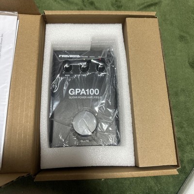 PLAYTECH GPA-100 Gitarre Bass Pedal Endstufe Kompakt Tragbar Effekte