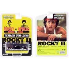 1:64 Car Greenlight Hollywood Rocky II Apollo 1979 Pontiac Firebird T/A Black