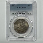 1954 Franklin Silver Half Dollar PCGS MS66 Toned 50C US Coin