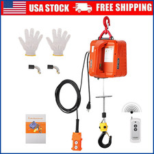 Portable 3 In 1 Electric Hoist Winch 1100lbs Wiredwireless Remote Control Crane Portable 3 In 1 Electric Hoist Winch 1100lbs Wiredwireless Remote Control Crane