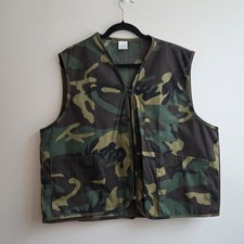 Vintage Patriot Industries Men's XL Shot Shell Small Game Vest Hunting Camo USA
