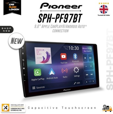 Pioneer SPH-PF97BT 9'' Floating Autoradio Wireless CarPlay Android Auto WiFi BT