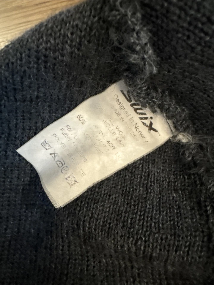 Swix Beanie Knit Hat Ski Cap Cross Country Skiing Fair Isle Wool Made In Canada - Image 4 of 4