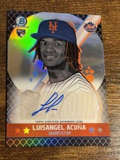 LUISANGEL ACUNA 2025 Bowman Chrome #BAA-LA Mets Rookie Ascensions Auto /50