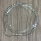 VTG PYREX Clear Glass Replacement Lid Only 470-C Fits CASSEROLE DISHES *Has chip