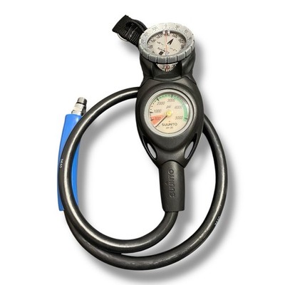 Suunto SM-36 SPG 5000 PSI + Suunto Compass w/ Hose   Scuba Dive Gauge
