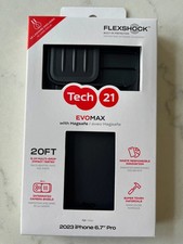 Tech21 EvoMax with Magsafe Case & Lanyard for iPhone 15 Pro Max - Black