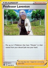 Professor Laventon 162/195 Silver Tempest - MID ERA - Pokemon NM