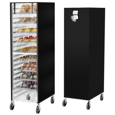 Pan Rack Cover, 61 x 28 x 23 Inch Bread Rack Cover 20 Tier Sheet Waterproof B...