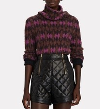 Veronica Beard Davis Soft Fuzzy Wool Blend Sweater