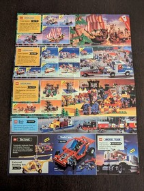 Vintage (1989) LEGO SPACE Futuron Space Police Blacktron Sets Poster - RARE