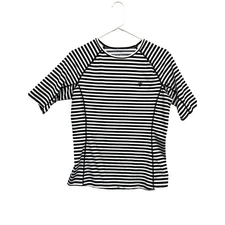 Coolibar UPF 50+ UV Protection Women S Striped SS Tee Shirt Top Outdoors
