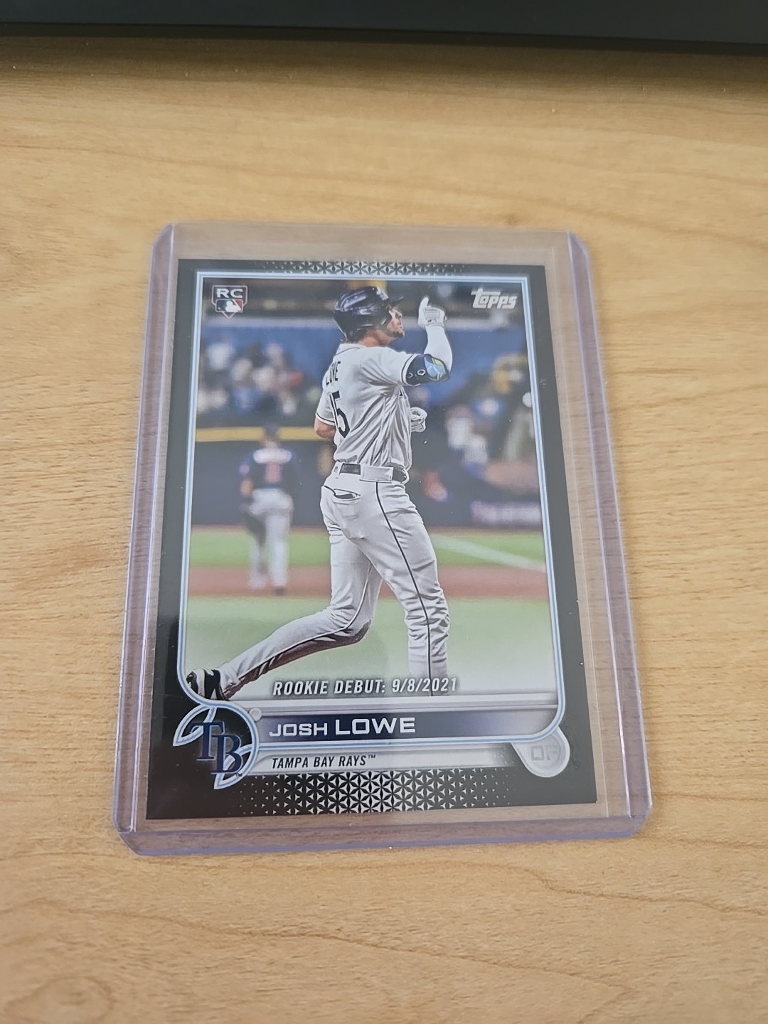 2022 Topps Update Series - Rookie Debut Josh Lowe #US287 Black /71 (RC) Rays