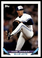 1993 Topps Tom Henke Toronto Blue Jays #376