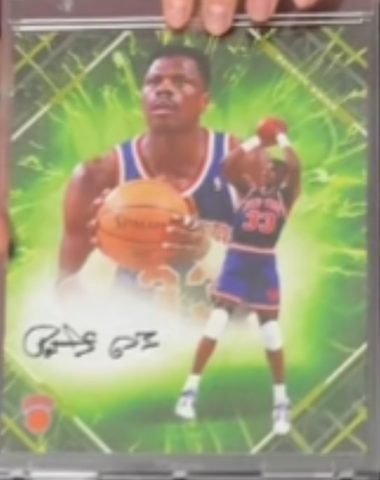 2025-26 Fanatics Emanate *Patrick Ewing* Green 35/99 Autograph* New York Knicks