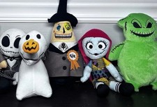 5 Piece Disney's The Nightmare Before Christmas Plush Set- NEW WITH TAGS