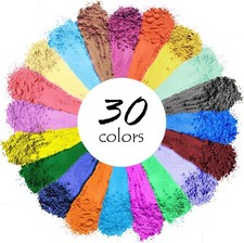 Mica Powder - Epoxy Resin Dye Color Pigment Set 36 Colours Tone Metallic Pearl