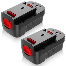 2Packs HPB18 Replacement for Black and Decker 18V Battery Ni-Mh Compatible wi...