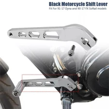 Chrome Gear Shift Lever Shifter for Harley 1991-17 Softail Dyna Super Glide FXD