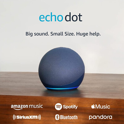 Amazon Echo Dot with Alexa (newest model), Vibrant sounding smart speaker,