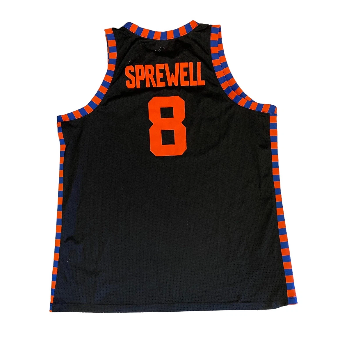 RARE VINTAGE NIKE NEW YORK KNICKS LATRELL SPREWELL JERSEY MENS SIZE 4XL