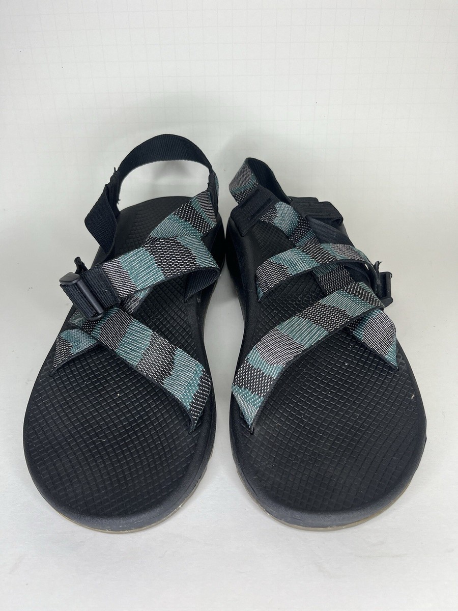 Chaco Z/Cloud Classic Green Brown Sport Hiking Strap Sandals 