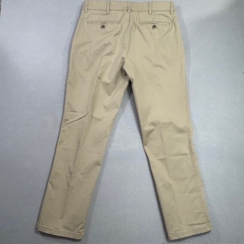 Pantalone uomo St Johns Bay 36X32 marrone chino super elasticizzato gamba dritta vita media - Foto 6 di 9
