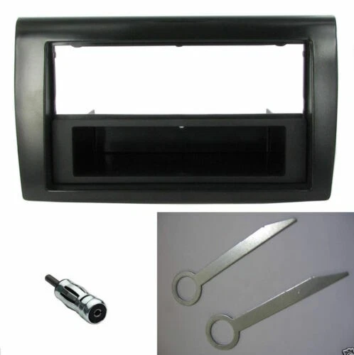 Cadres d'autoradios noirs pour véhicule Fiat
