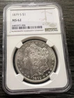 1879-S NGC MS62 Morgan Silver Dollar