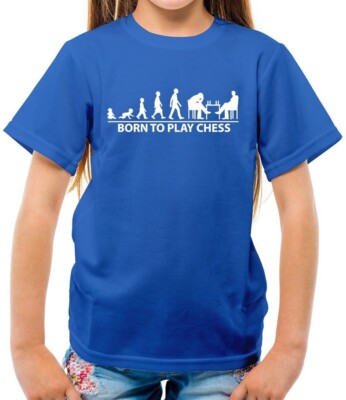 Born To Play Schach - Kinder - Spieler Spiel König Queen Tafel Bauer Gambit