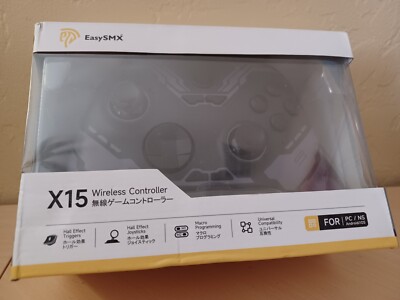 EasySMX X15 Wireless Controller Gamepad Black for PC Phone & Switch *NEW OTHER*