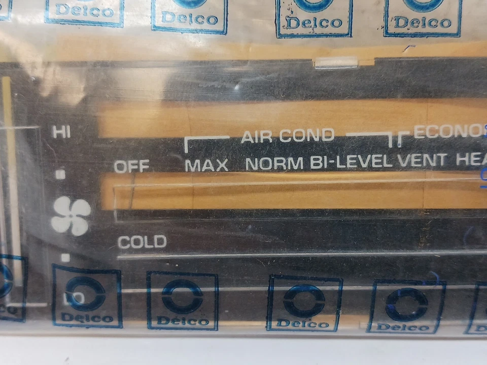 New OEM GM AC Delco Dial Face Plate 1225045 1980-82 Pontiac Phoenix (157.5) - Image 3 of 4