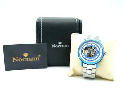 Noctum Herrenuhr 3ATM Water Resistant Automatic Stainless Steel back 43mm