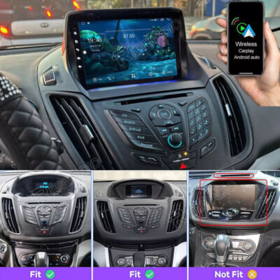 für Ford Kuga 2012-2018 Escape 2013-2019 Android 15 Carplay Autoradio Navi 64GB