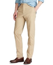 Polo Ralph Lauren Men's Polo Stretch Chino Pants Monument Tan Khakis, 32 x 32