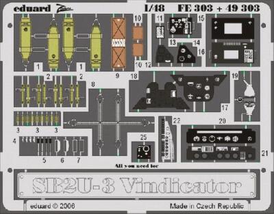 Eduard FE303 1:48 Vought SB2U-3 Vindicator