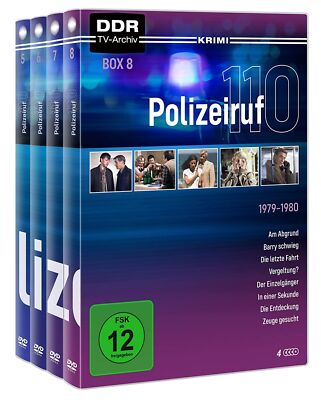 Polizeiruf 110 - DDR TV-Archiv / Box 5+6+7+8 # 15-DVD-SET-NEU