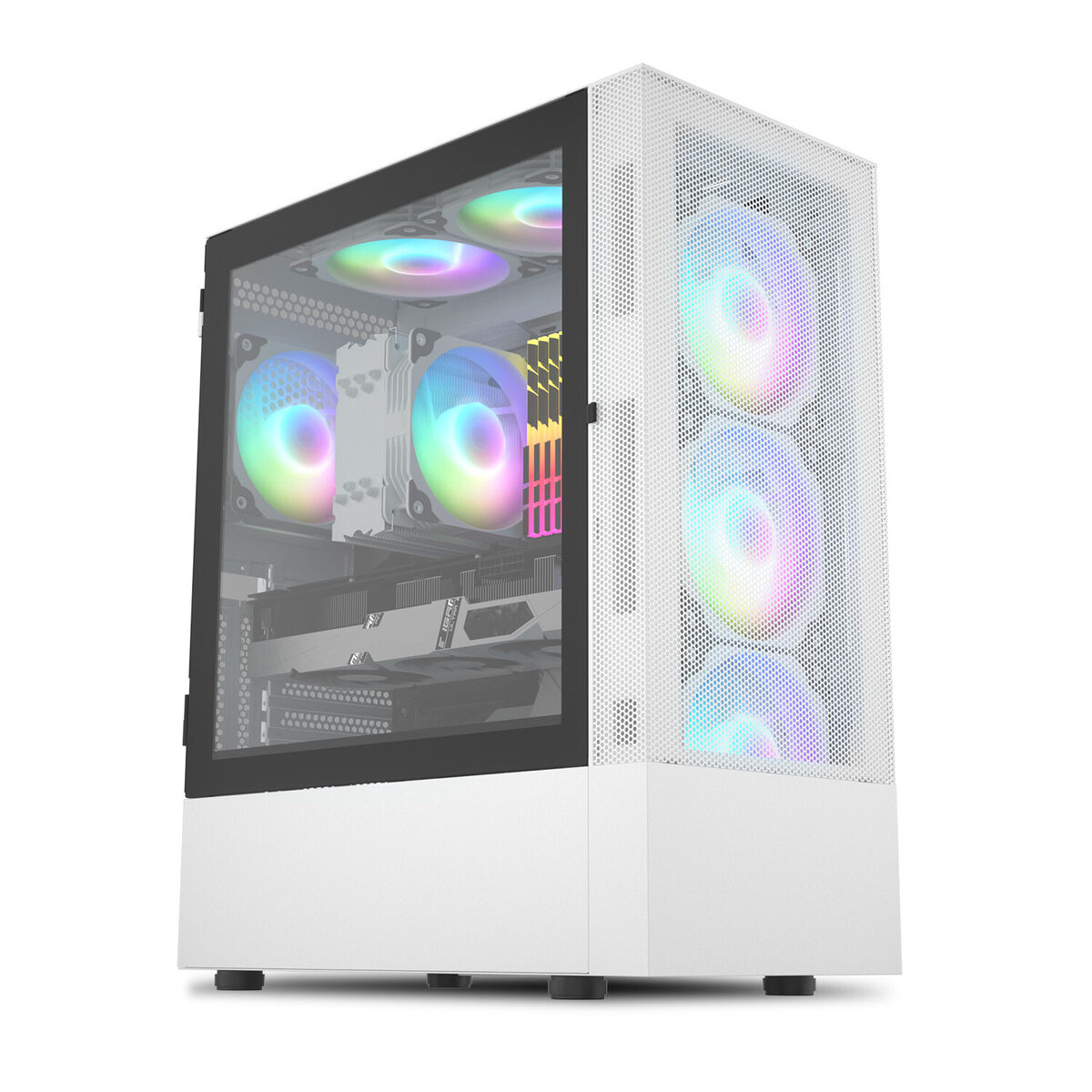 Vetroo A03 Mid-Tower ATX Gaming PC Case 